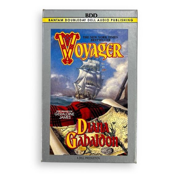2-Pack VTG 90s Outlander & Voyager Diana Gabaldon Audiobook Cassette Tapes VGUC - Picture 12 of 16